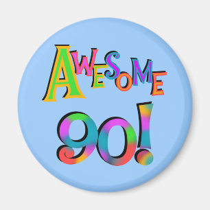 Aimant Super 90 T-shirts et Gifs Anniversaires