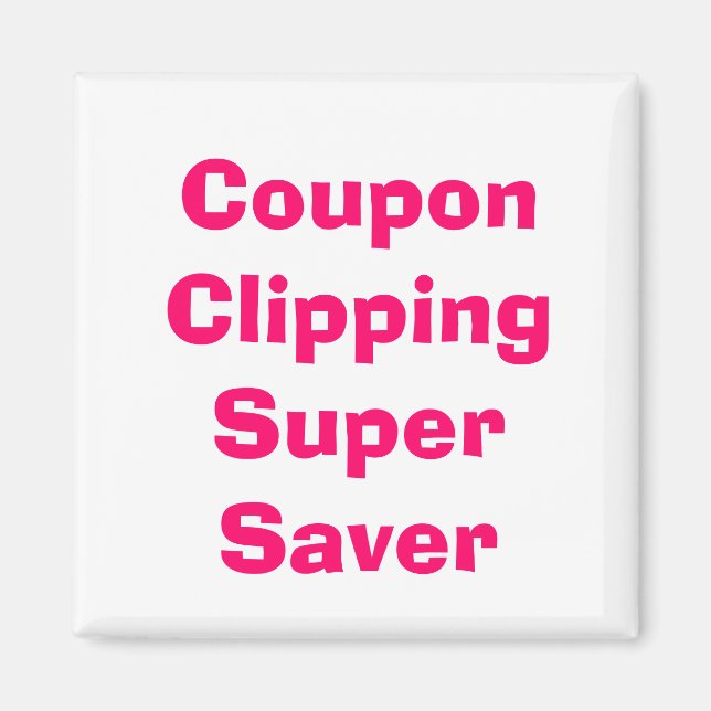 Aimant Super Économiseur de coupon (Devant)