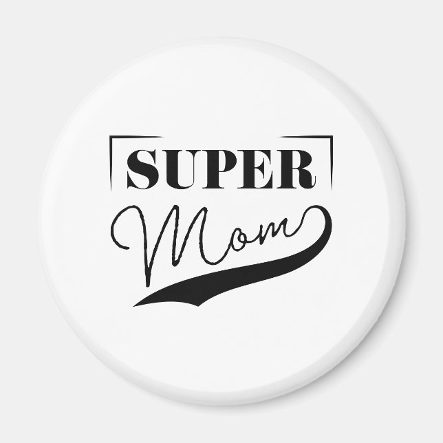 Aimant Super Maman (Devant)