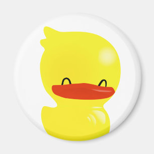 Aimant Super mignon souriant et gai d'amant caillé rond