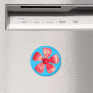 Aimant Super rose MOD Hippie Daisy Flower Power Floral