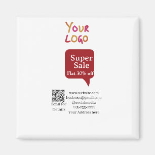 Aimant super vente affaires remise scannez le code QR dét