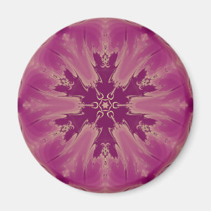 Aimant Superbes teintes violettes de fleurs exotiques
