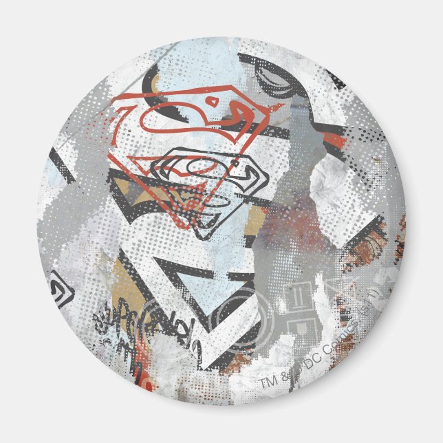 Aimant Supergirl Comic Capteurs Motif 1 (Devant)