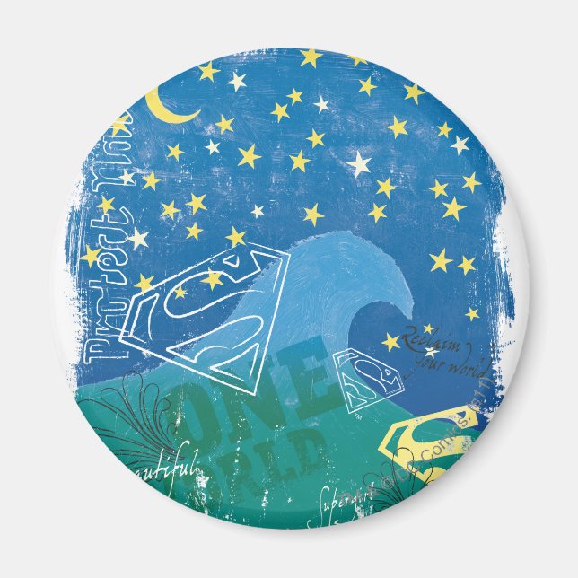 Aimant Supergirl One World (Devant)