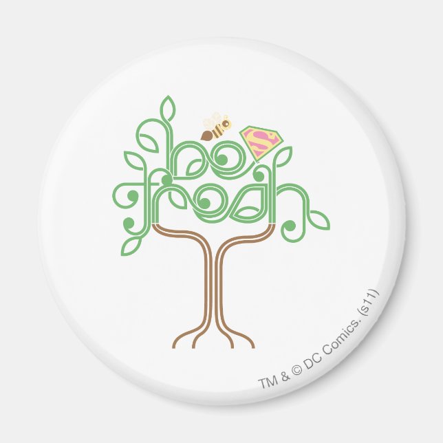 Aimant Supergirl Soyez Fraîche (Devant)