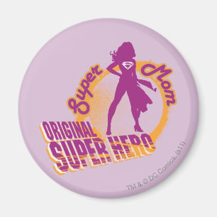 Aimant Superhéros superbe d'original de maman