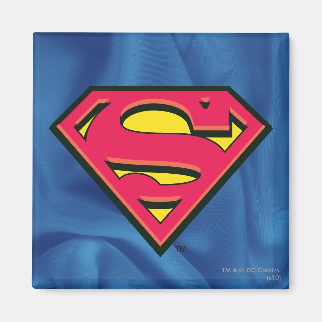 Aimant Superman S-Shield | Logo classique (Devant)
