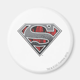 Aimant Superman S-Shield  Logo de Grey and Red City