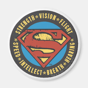 Aimant Superman Stylisé   Logo de vol Vision Force