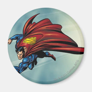 Aimant Superman vole avec cape