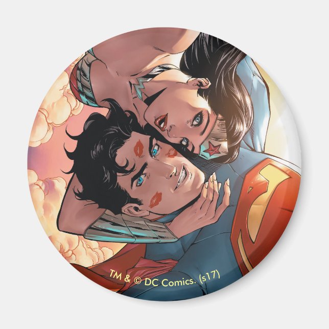 Aimant Superman/Wonder Woman Couverture comique #11 Varia (Devant)