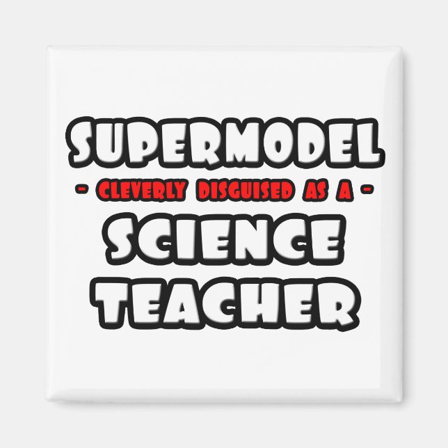Aimant Supermodèle .. Professeur de sciences (Devant)