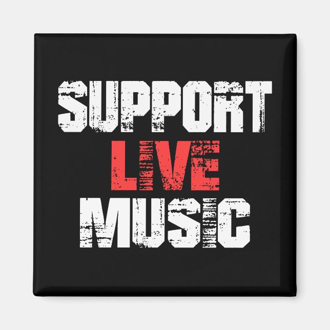 Aimant Support de musique Live (Devant)