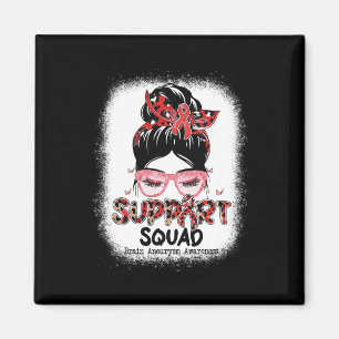 Aimant Support Squad Messy Bun Butterfly Cerveau Aneurysm