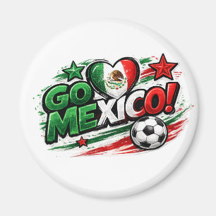 Aimant Supporteur de football GO MEXICO   Fierté mexicain