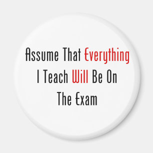 Aimant Supposez que tout sera sur l'examen