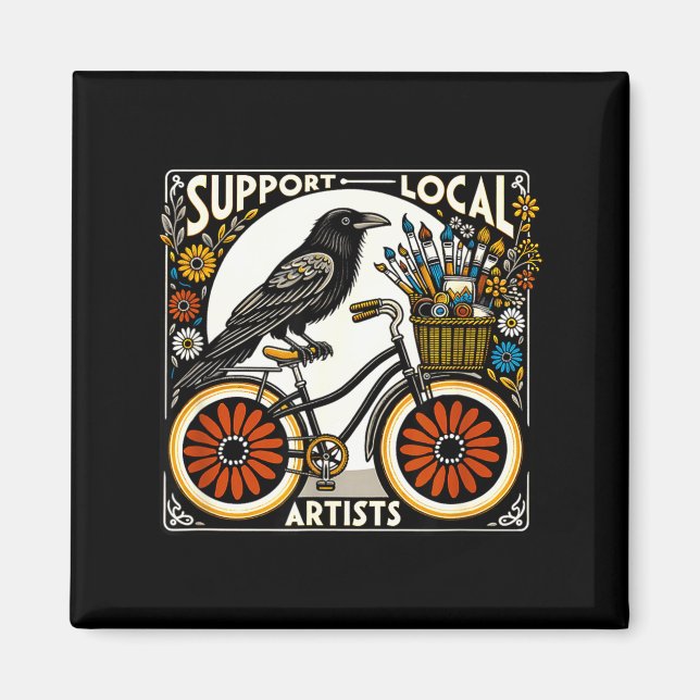 Aimant Suprt Local Artists  (Devant)