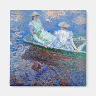 Aimant Sur le bateau, Monet