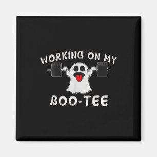 Aimant Sur Mon Boo Tee Halloween Ghost Workout Gym
