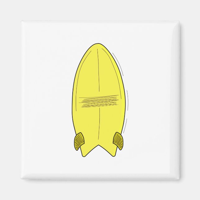 Aimant Surboard vintage (Devant)