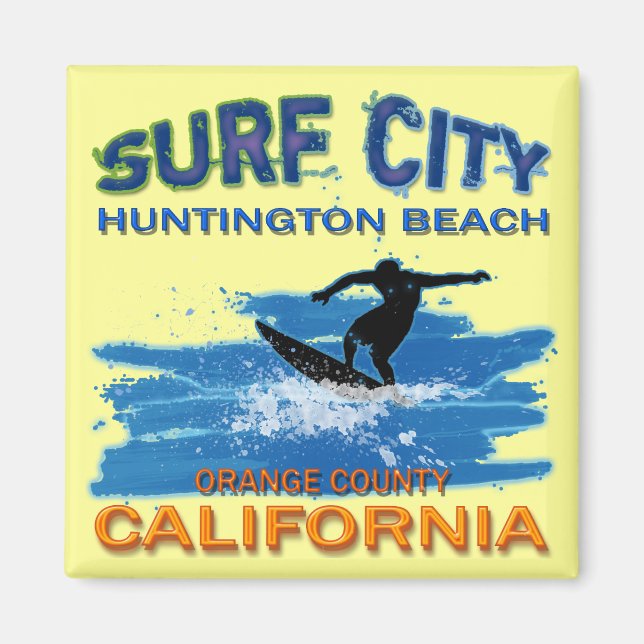 AIMANT SURF CITY HUNTINGTON BEACH (Devant)