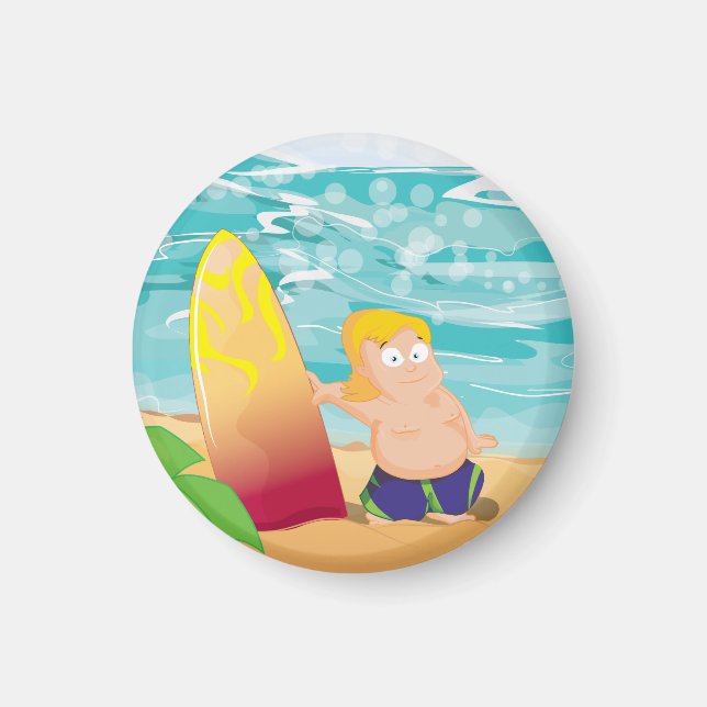 Aimant Surfeur (Devant)