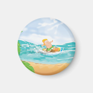 Aimant Surfeur