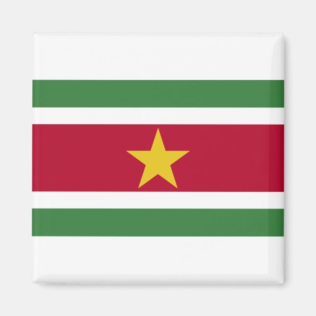 Aimant Suriname Flag (Devant)