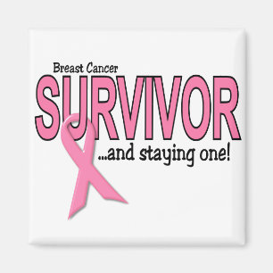 Aimant SURVIVANT de CANCER DU SEIN et rester un