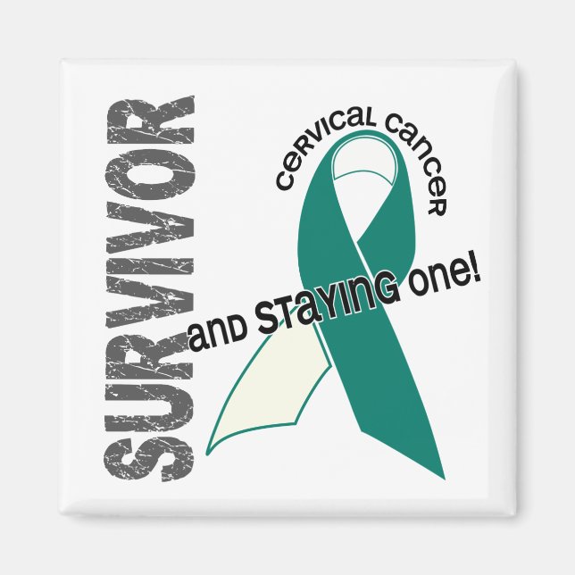 Aimant Survivant du cancer du col utérin (Devant)