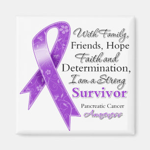 Aimant Survivant fort de soutien de Cancer pancréatique