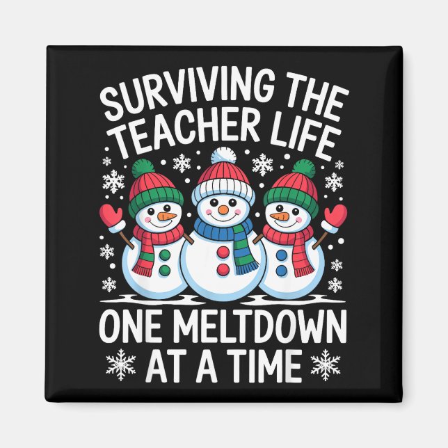 Aimant Surviving The Teacher Life One Meltdown At A Time  (Devant)