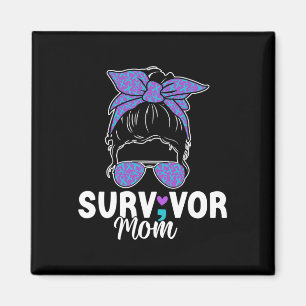 Aimant Survivor Mom - Semicolon Suicide Prevention Award