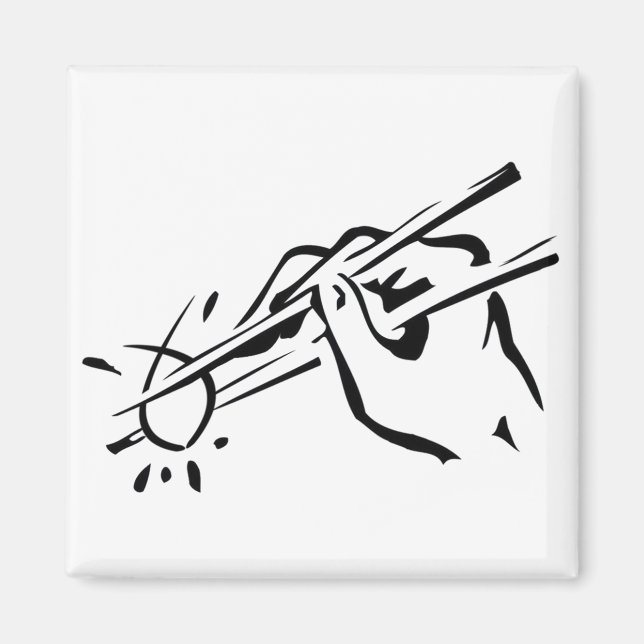 Aimant Sushi athée ! (ichthys) (Devant)