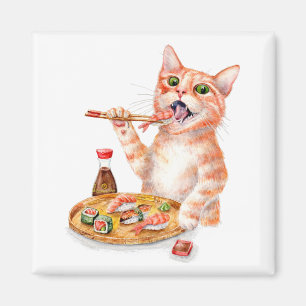 Aimant Sushi Cat