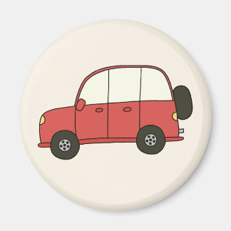 Aimant SUV rouge