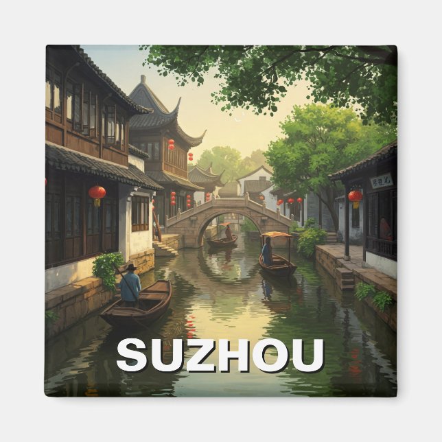 Aimant Suzhou Chine Travel (Devant)