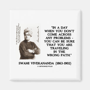 Aimant Swami Vivekananda voyageant dans la mauvaise voie