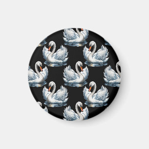 Aimant Swan Birds Design Motif