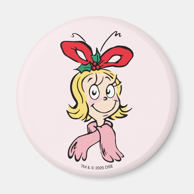Aimant Sweet Cindy Lou Who Portrait (Devant)