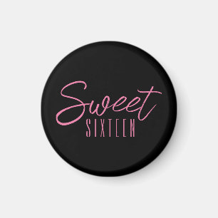 Aimant Sweet sixteen 16ème anniversaire