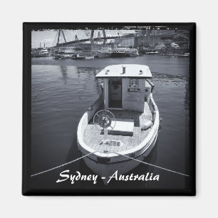 Aimant Sydney - Australie, Bateau, Pont (Fridge Magnet)