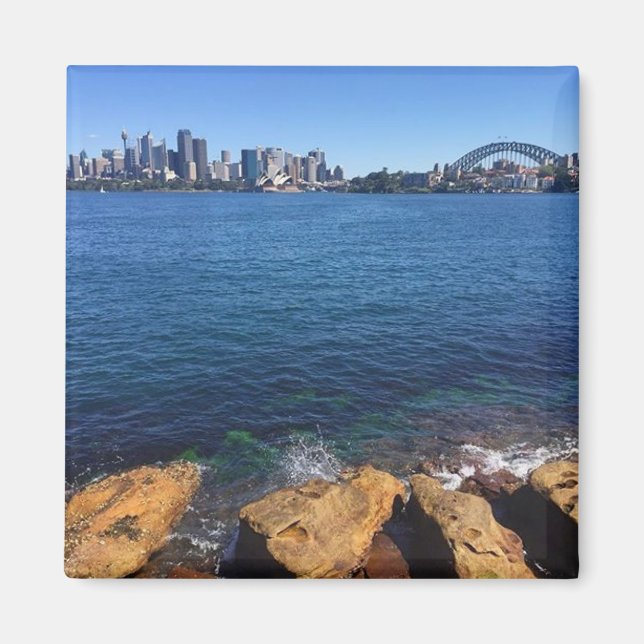 Aimant sydney skyline rocks (Devant)