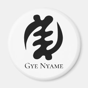 Aimant Symbole Adinkra GYE NYAME La suprématie de Dieu