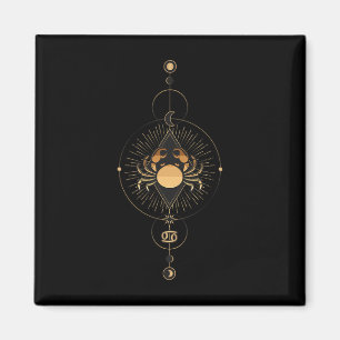 Aimant Symbole cancéreux Zodiac Noir Histoire Mois Blm Me