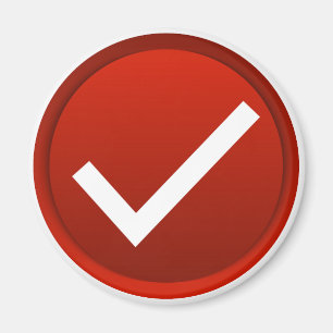 Aimant Symbole de la marque rouge