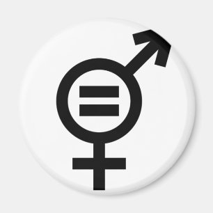 Aimant Symbole de l'égalité des sexes