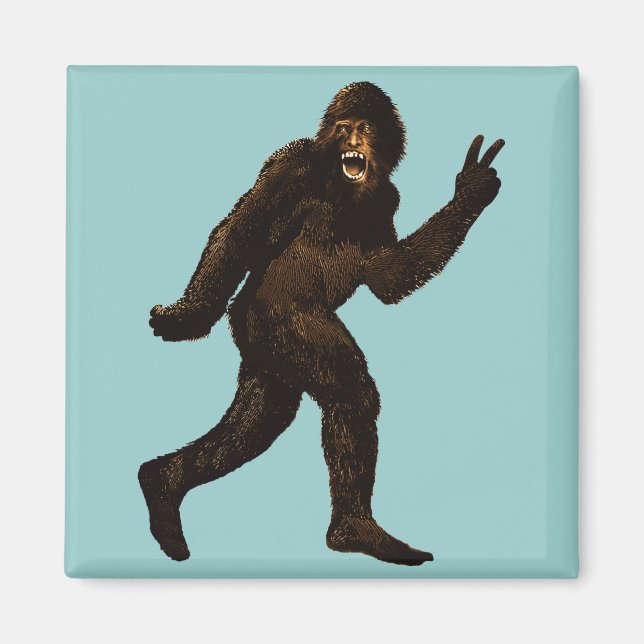 Aimant SYMBOLE DE PAIX Bigfoot (Devant)