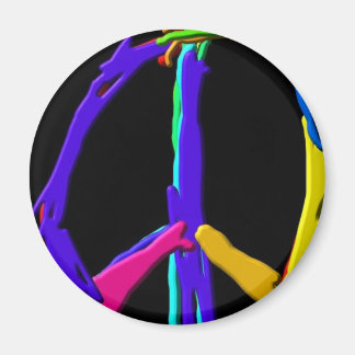 Aimant SYMBOLE DE PAIX PsychÉLIQUE AMATEUR